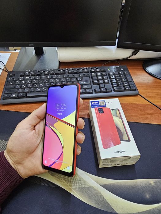 Samsung A12 32gb[2023]ideal iwlawi zur aybi yuq tozza telefon yangiday