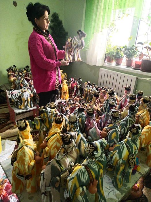 Yumshoq uyinchoqlar tuyachalar tikish