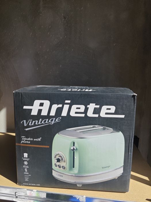 Ретро тостер Ariete Vintage (Зелен) – Като нов, с кутия