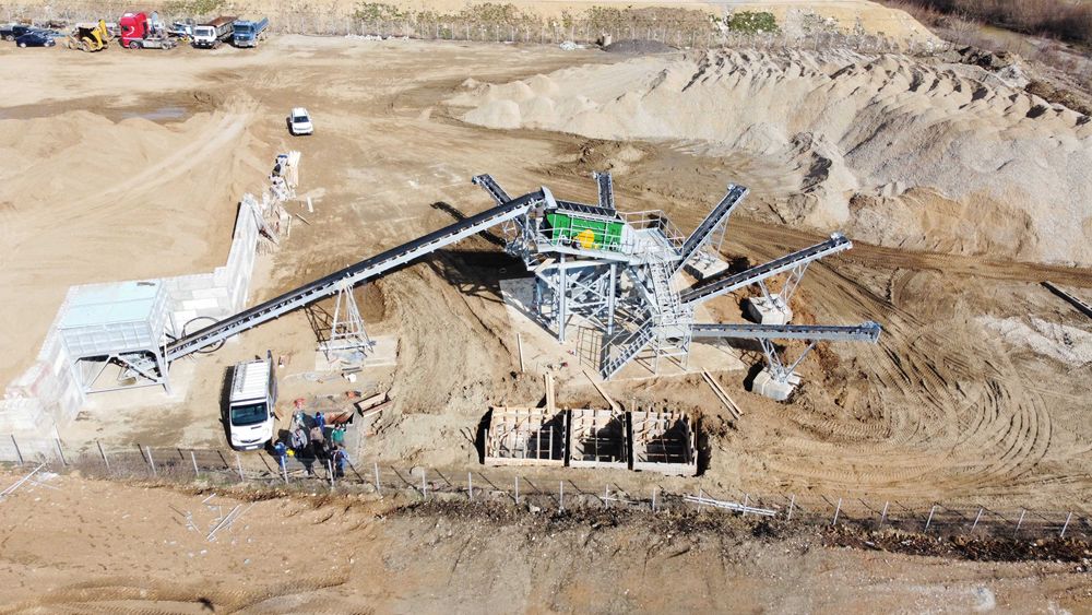 Producator (RO) Statii de Sortare noi Promix 100-300 T/h