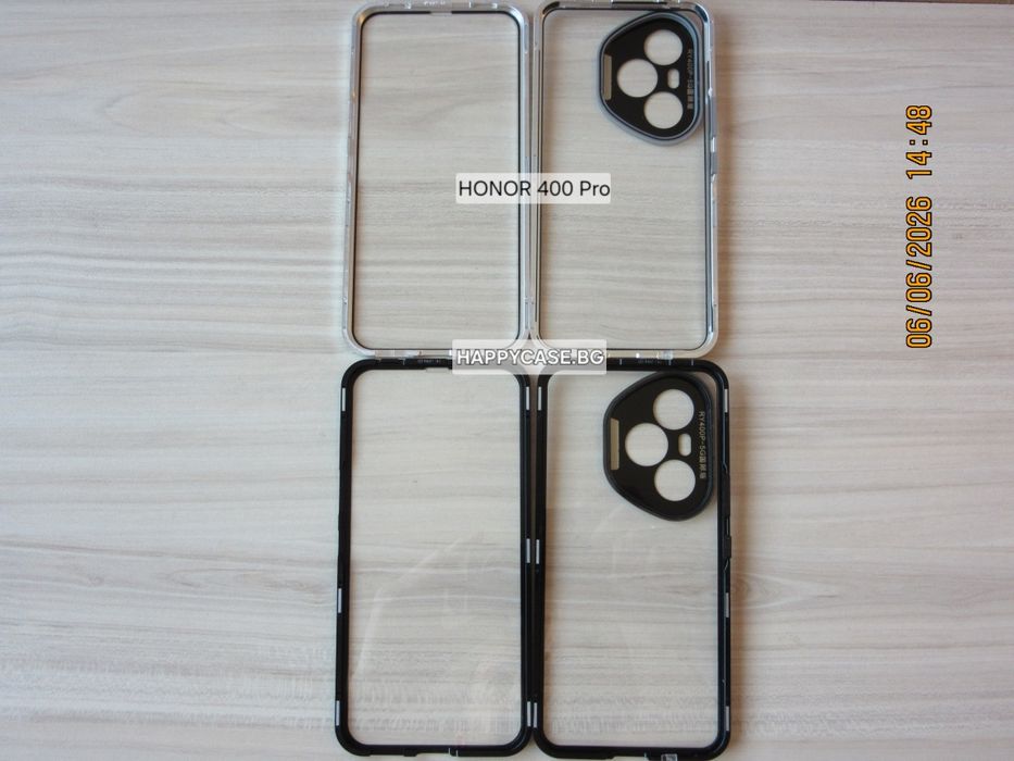 Honor 400 Pro / 400 / 400 Lite / Двоен 360° магнитен кейс с камера протектор