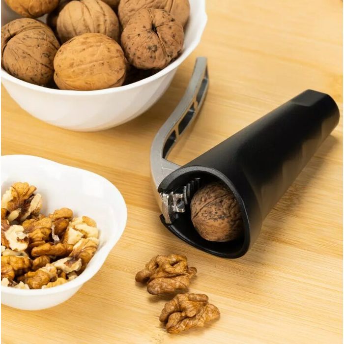 Spargator de nuci manual, negru, Kinghoff