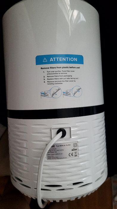 Purificator de aer Levoit - Filtru HEPA, FARA OZON  +Filtru nou
