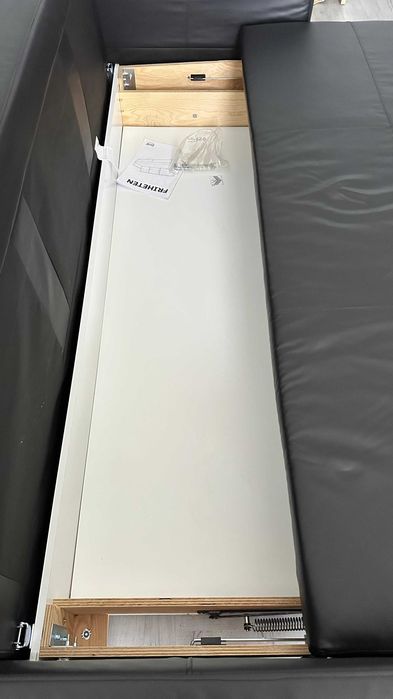 Canapea extensibilă 3locuri, Bomstad negru IKEA FRIHETEN