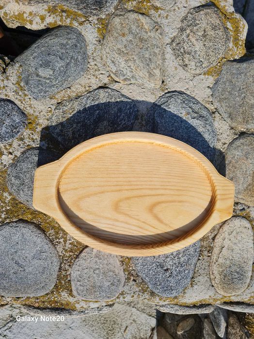 Поднос, дървен поднос,Великден