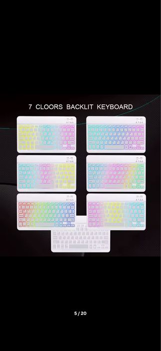 Безжична клавиатура за PC IOS ANDROID keyboard wireless