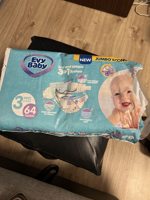 Pampers Premium Care 3 - 78 pcs + evy baby