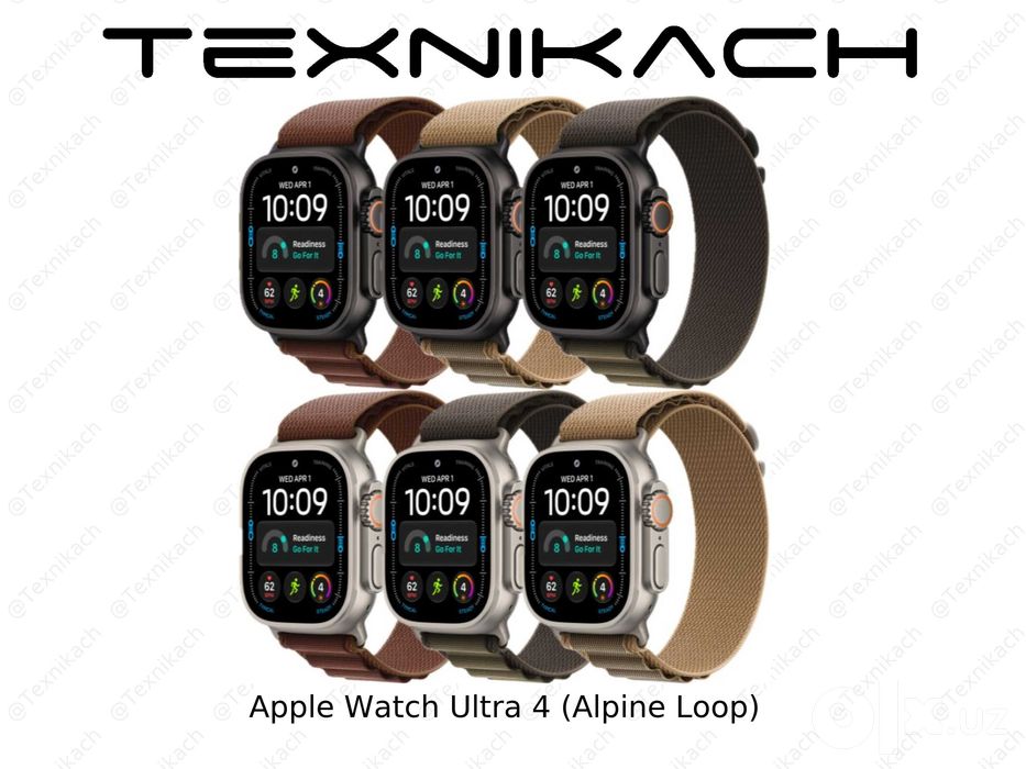 Apple Watch Ultra 4 Black (Alpine Loop) • Доставка