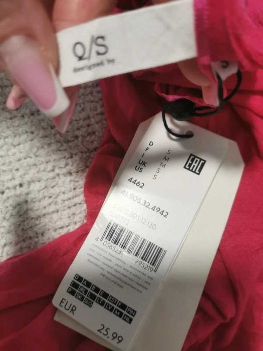 S.Oliver tricou roz dama nou cu eticheta marimea S