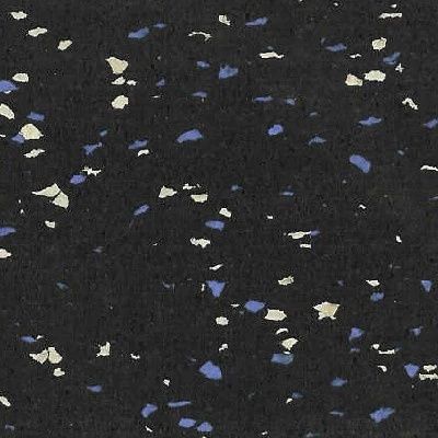 Гумена/ Каучукова фитнес Настилка на Ролка Blue – Gray 6 мм – 12 кв.