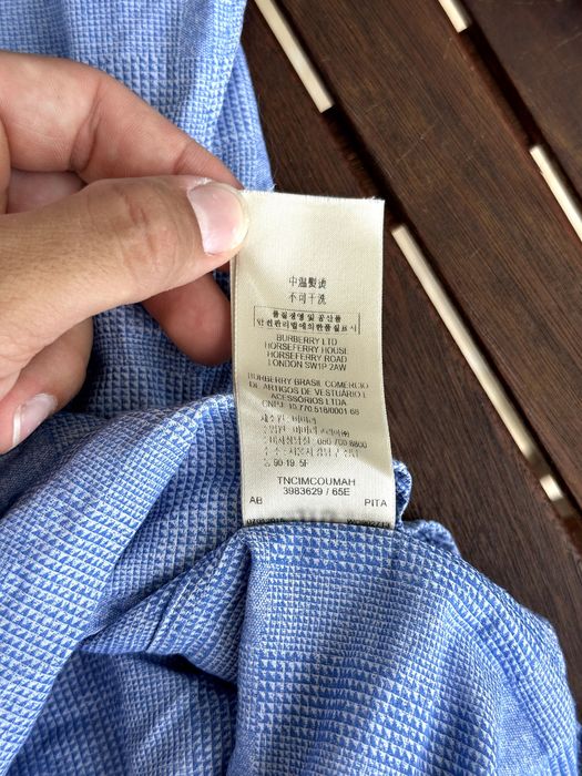 Мъжка риза Burberry London - размер XS, Отлично състояние / ОРИГИНАЛ