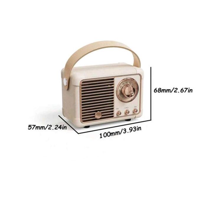 Ретро Bluetooth колонка/ ПЕРФЕКТЕН ПОДАРЪК ЗА КОЛЕДА/ Чисто нови!