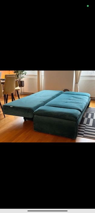 Canapea extensibila de catifea