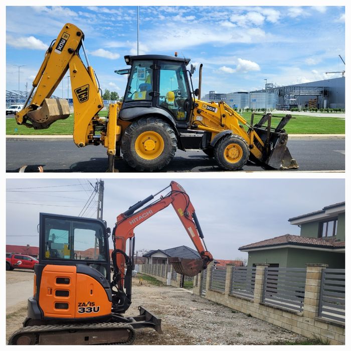 Executam cu buldoexcavator lucrari fundatii fose demolari