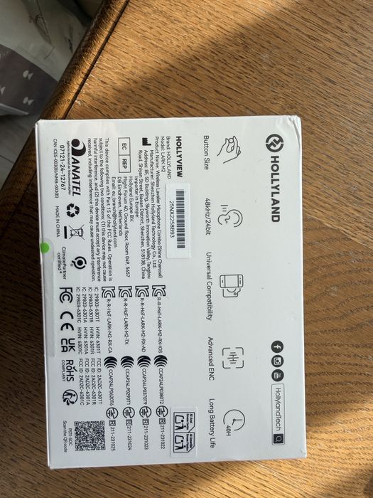 Lavaliera Hollyland Lark M2.  Sigilata