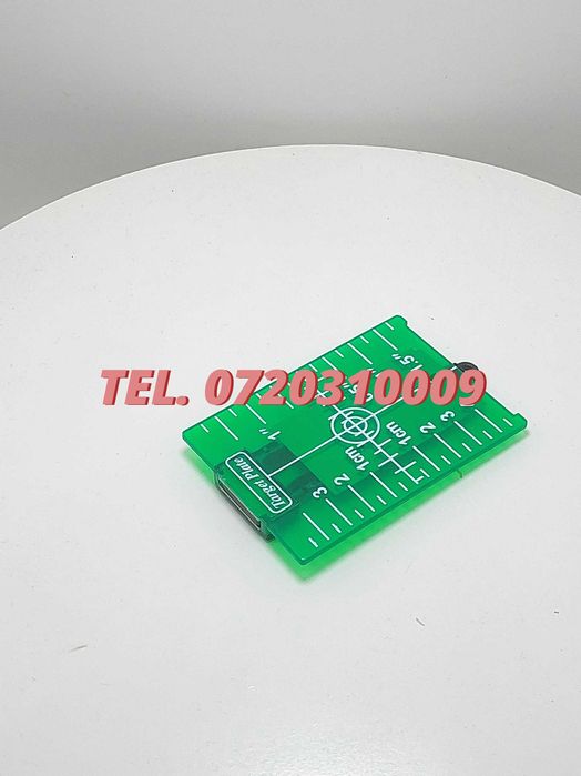 Placa Tinta Pentru Nivele Laser Plastic Verde Neo