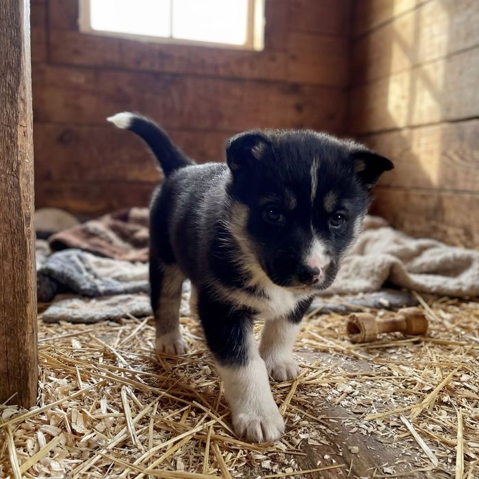 Щенки от мамы хаски