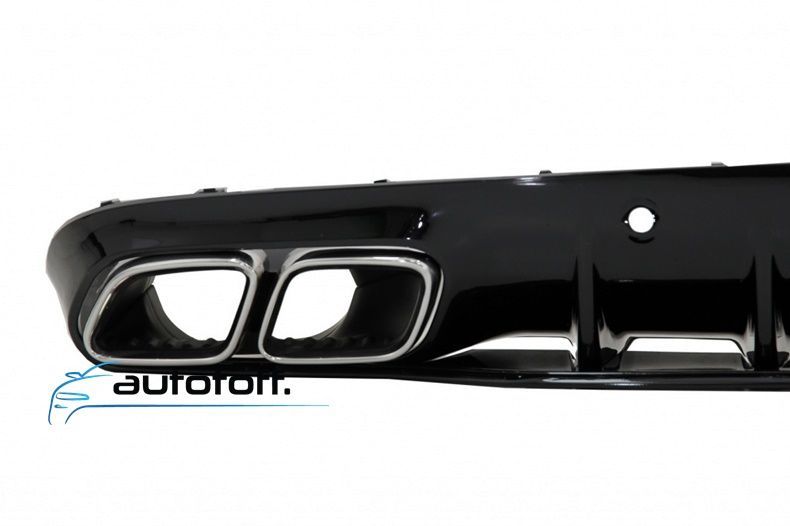 Difuzor C-Class C205 A205 compatibil cu Mercedes (14-19) Chrome C63S