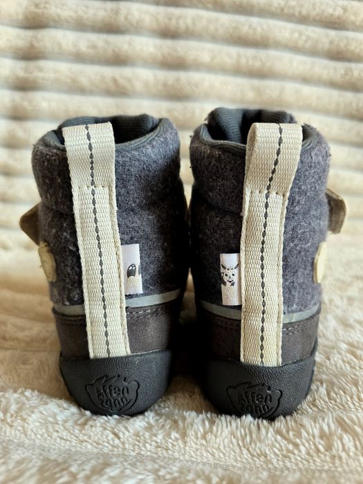 Зимни barefoot ботуши Affenzahn Wool Comfy Rhino, размер 23