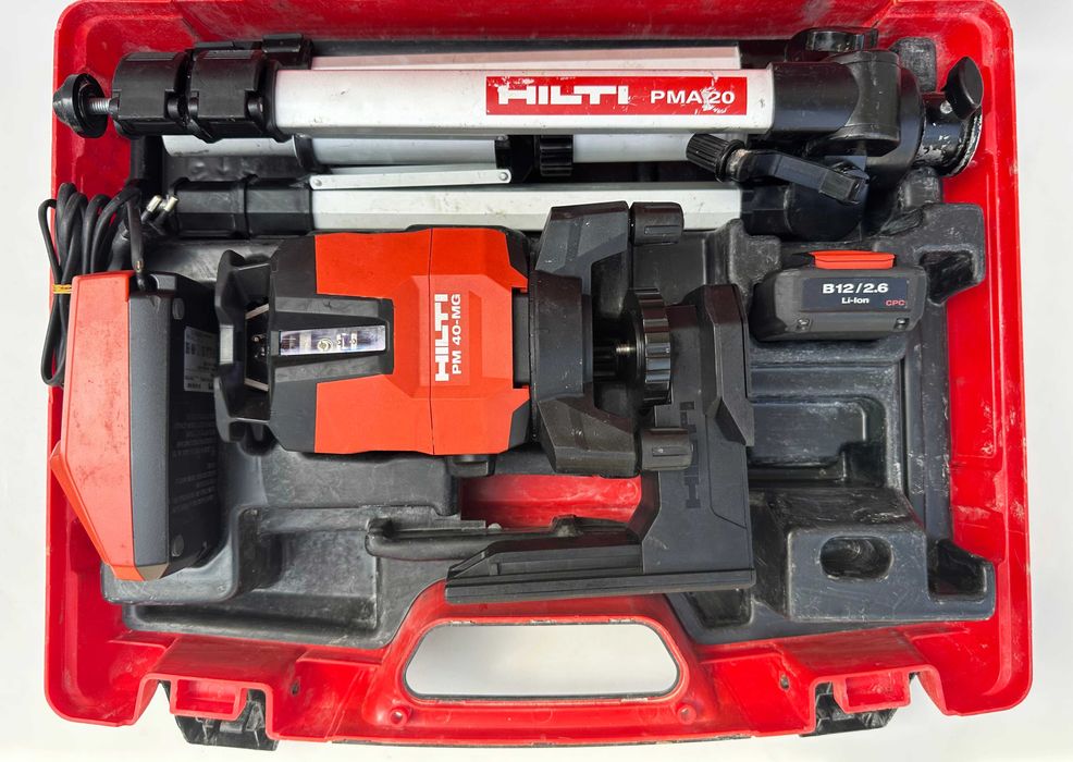 Hilti PM 40-MG - Мултилинеен лазер със зелен лъч