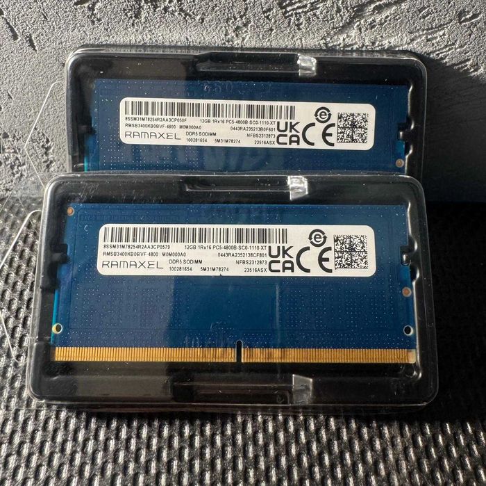 Kit RAM RAMAXEL 24GB 2x12GB DDR5 4800MHz SODIMM Laptop