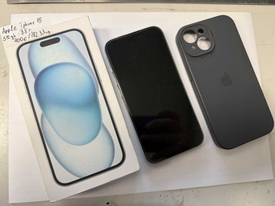 Мобилен телефон Apple Iphone 15 512GB 88%