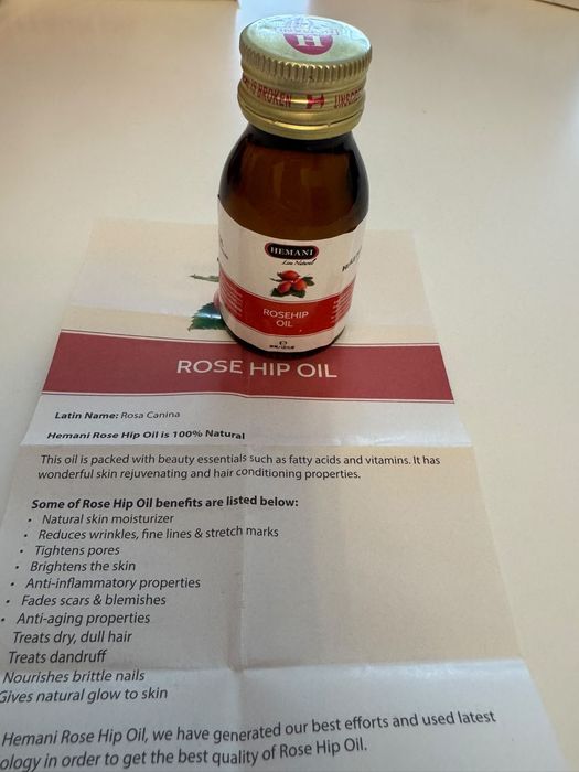 Масло от шипка (Rose Hip Oil), произведено в Дубай