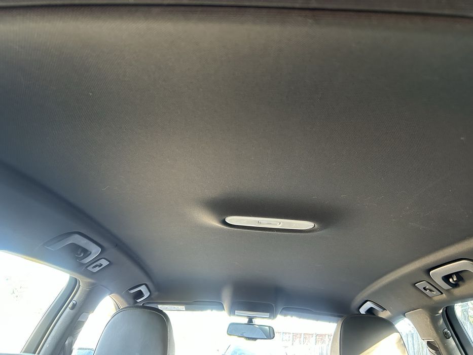 Plafon interior  negru S Line complet cu manere, parasolare, plafoniera, stâlpi Audi A4 B8 break