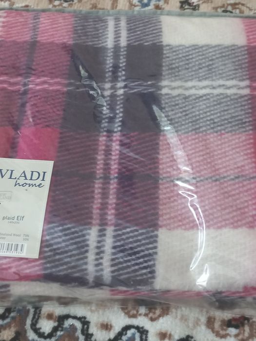 Из шерсти новозеландской овцы плед!