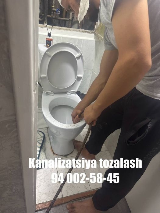 Kanalizatsiya tozalash xizmati 24/7 канализация