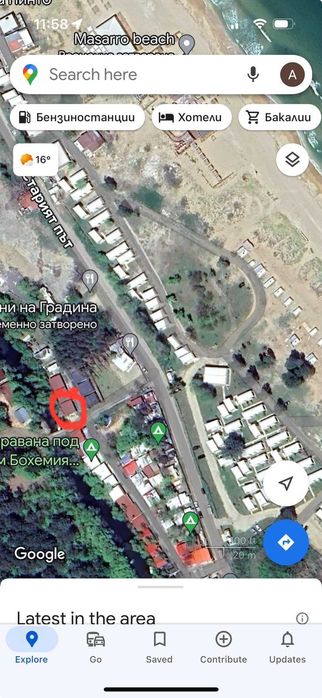 Продавам бунгало до къмпинг Градина Созопол