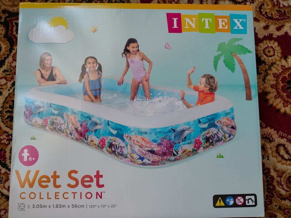 Piscina gonflabila 305 x 183 x 56 cm
