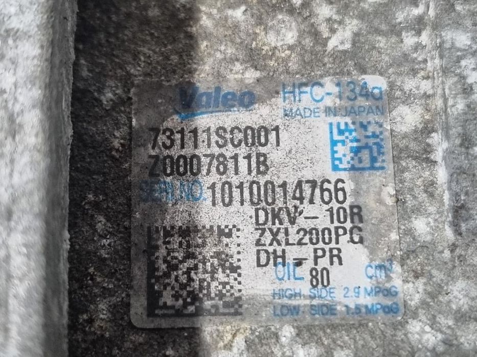 Compresor clima Subaru Forester 2.0 Diesel 2007 - 2011 150CP EE20 (1380) Diesel 73111sc001