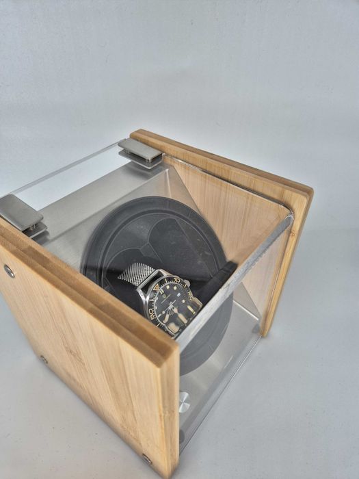 Watch Winder Smith Bamboo 2 Ceasuri Automate - Resigilat (Incomplet)