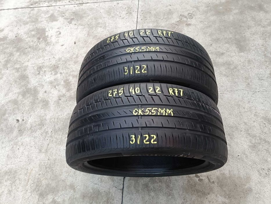 Doua anvelope vara 275 40 22 Continental PremiumContact 6 run flat