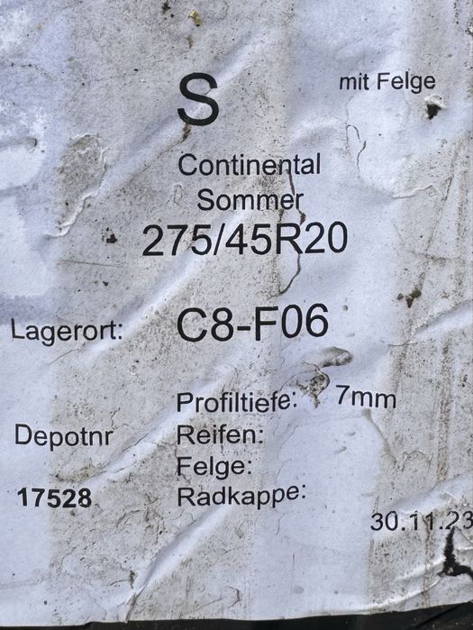 Джанти за Ауди Q7  275/45 20