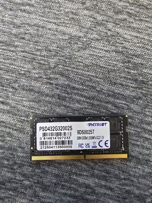 DDR4 32Gb ноутбучная