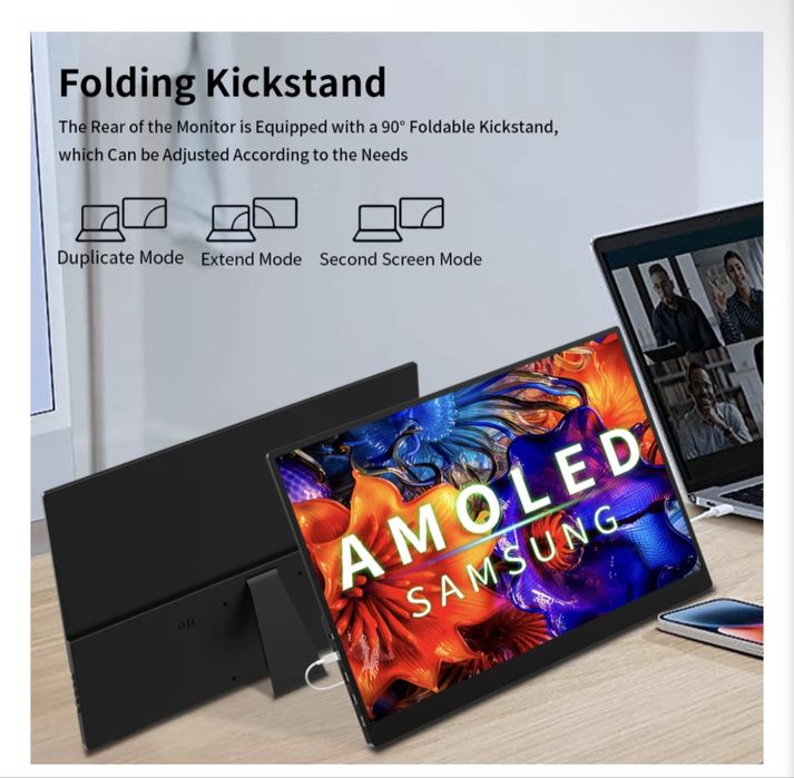 Monitor Portabil 16” 4K OLED Touch – Magedok PI-X9, stare excelentă