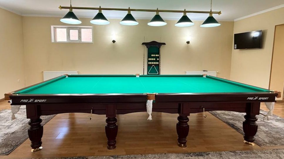 Бильярдный стол 12 футов сланец  (Графит). Состояние идеальное