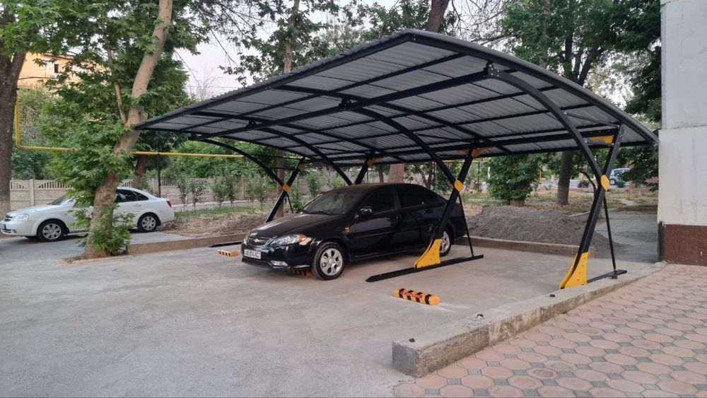 Навесы, Навес дла Машины, металлоконструция