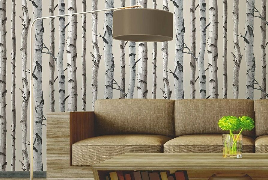 Mesteacan alb pentru decor. Trunchiuri