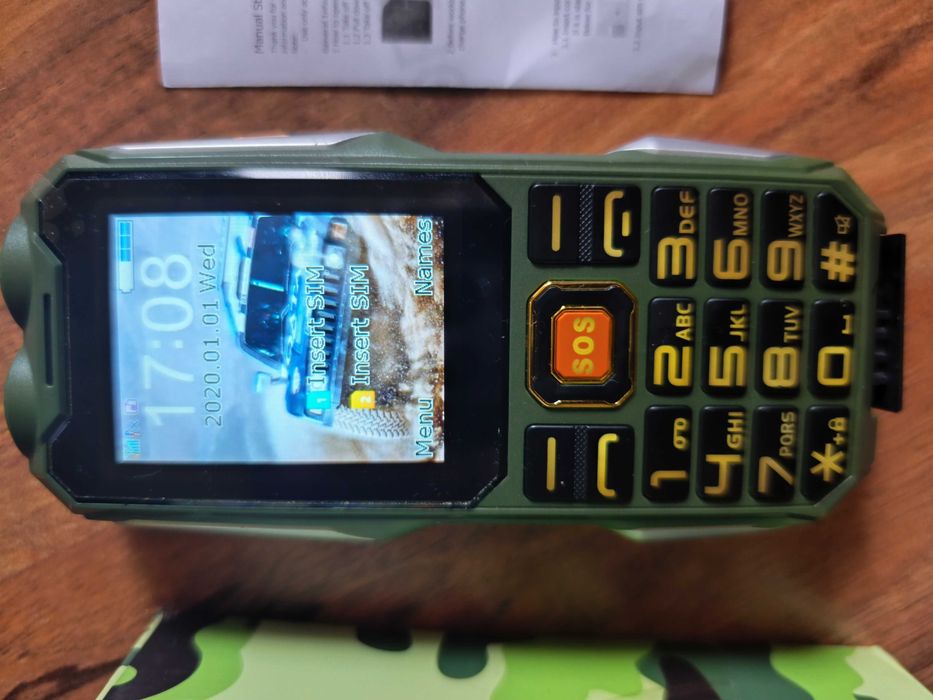 Колекционерски за Възрастни Zunate Големи Бутони SOS Бутон 3000mAh Бат