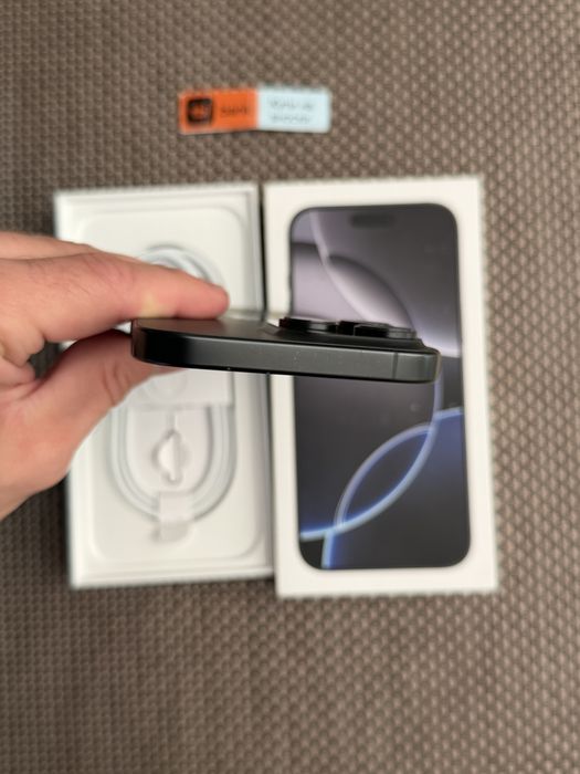 КАТО НОВ! 512Gb*ЛИЗИНГ* iPhone 16 Pro Max Blac Titanium 96% БАТЕРИЯ