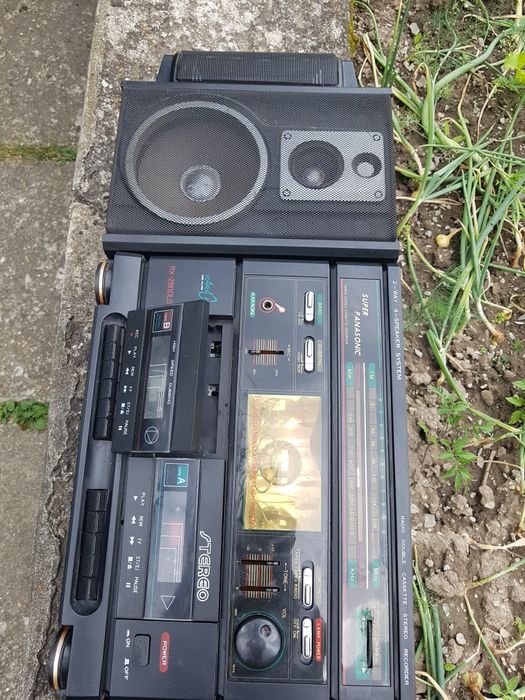 Radiocass dublu cu orgă lumini