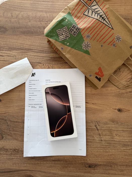 IPhone 16 PRO MAX A1 Гаранционен  ! Desert Titanium