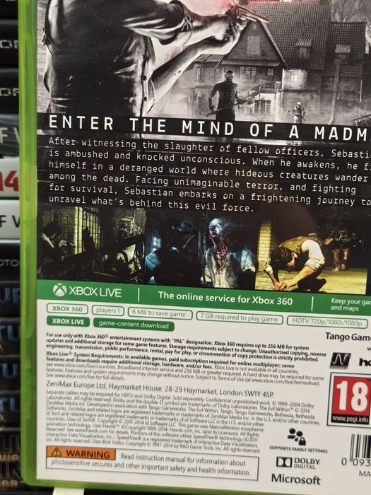 Joc/jocuri The Evil Within Xbox360