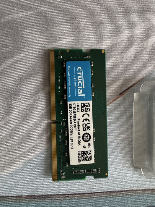 RAM Laptop 8GB DDR4 2400MHz Crucial