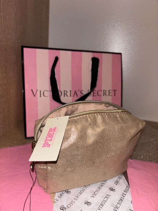 Geantă Victoria’s Secret auriu fin