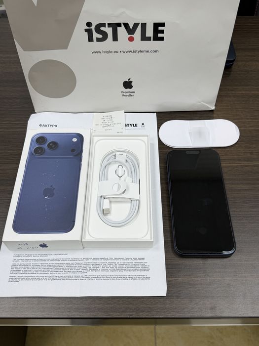 КАТО НОВ 512GB iPhone 17 Pro Max Гаранция iStyle 2027 Blue