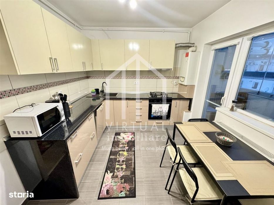 Apartament 2 camere, mobilat modern, etaj 1/4
